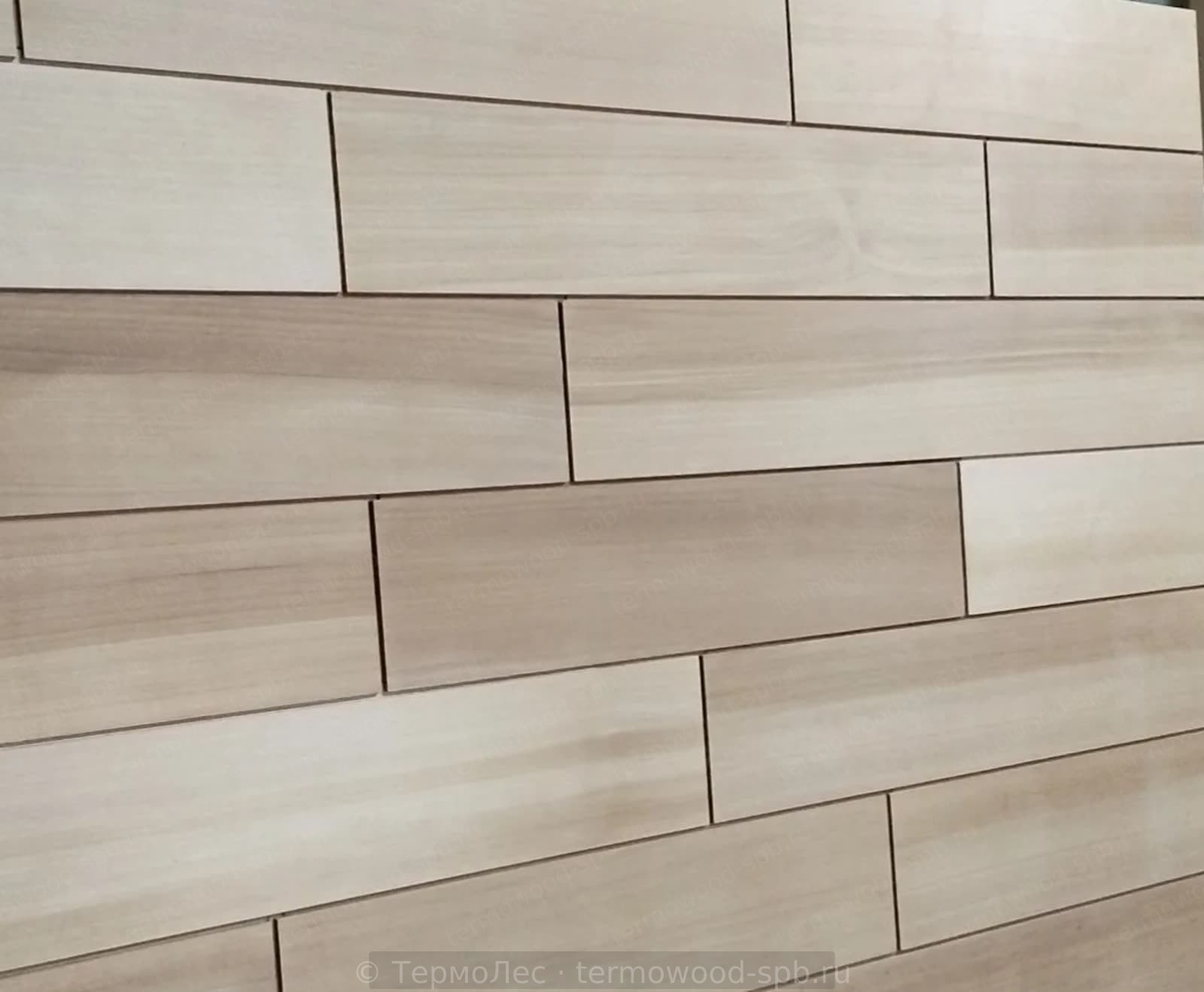 Стеновая панель из термодерева 135 мм (сосна/осина/ольха)