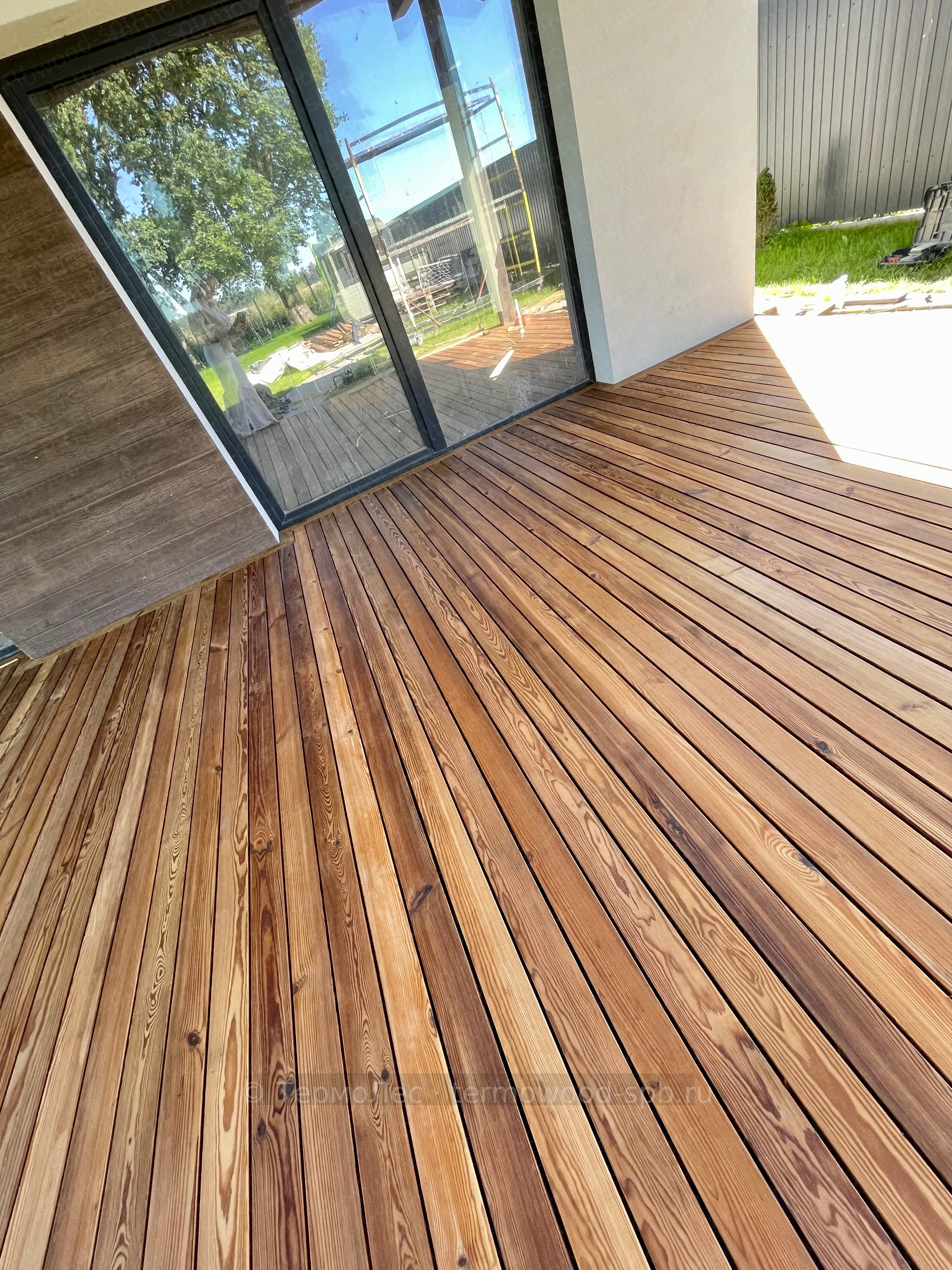 Террасная доска из термососны