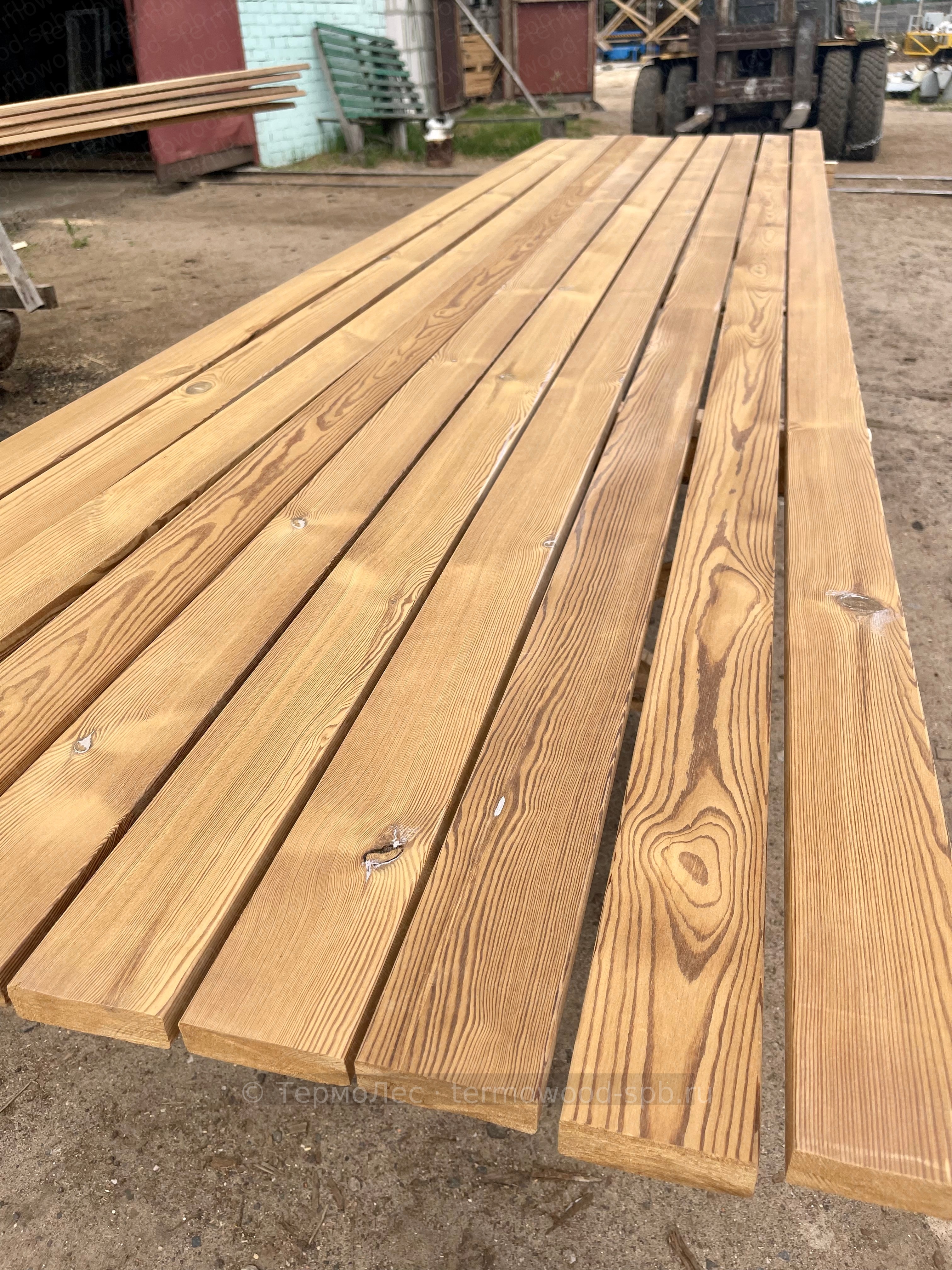 Террасная доска из термососны