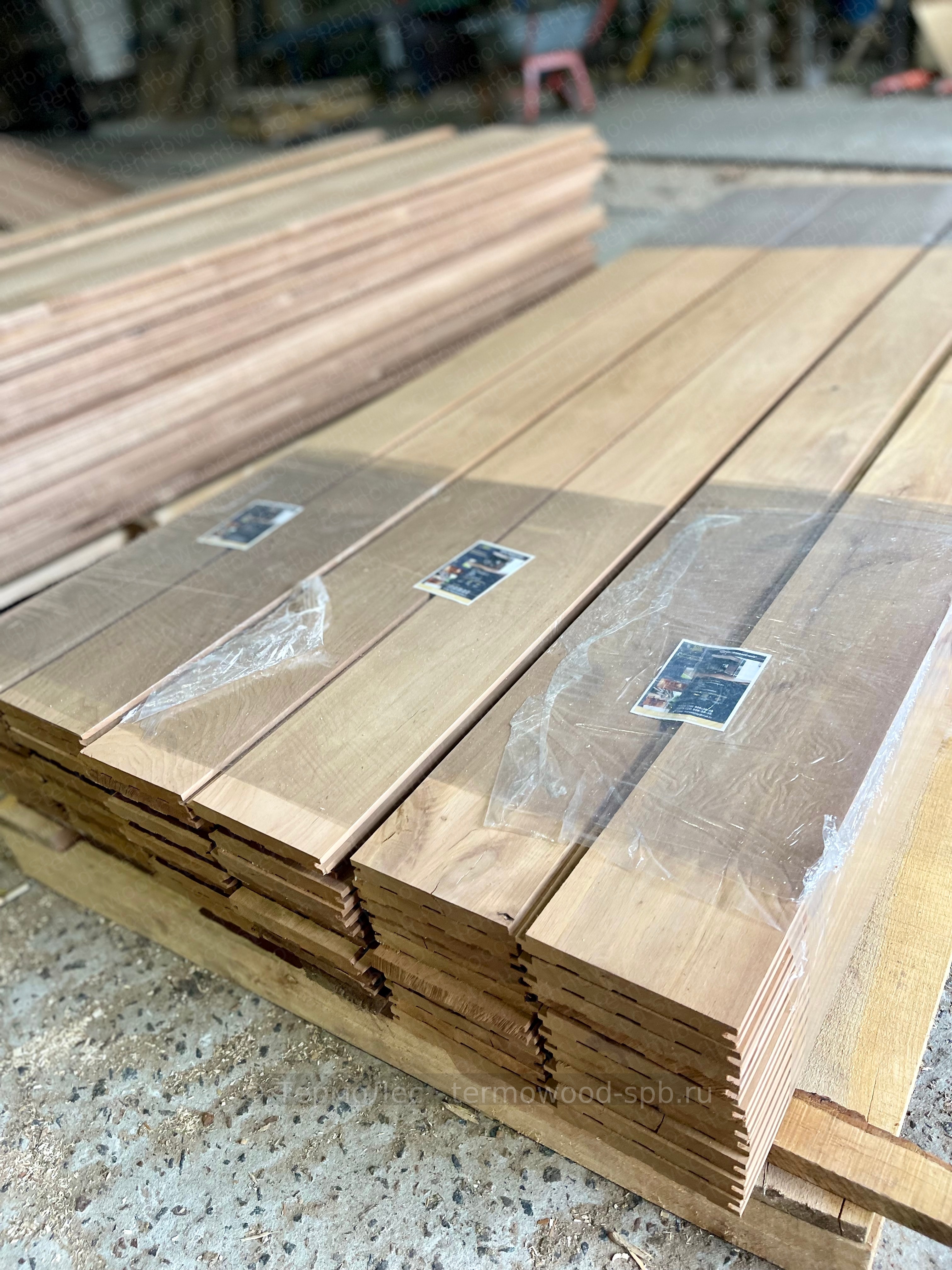 Вагонка STS из термоосины/ольхи, 135 мм