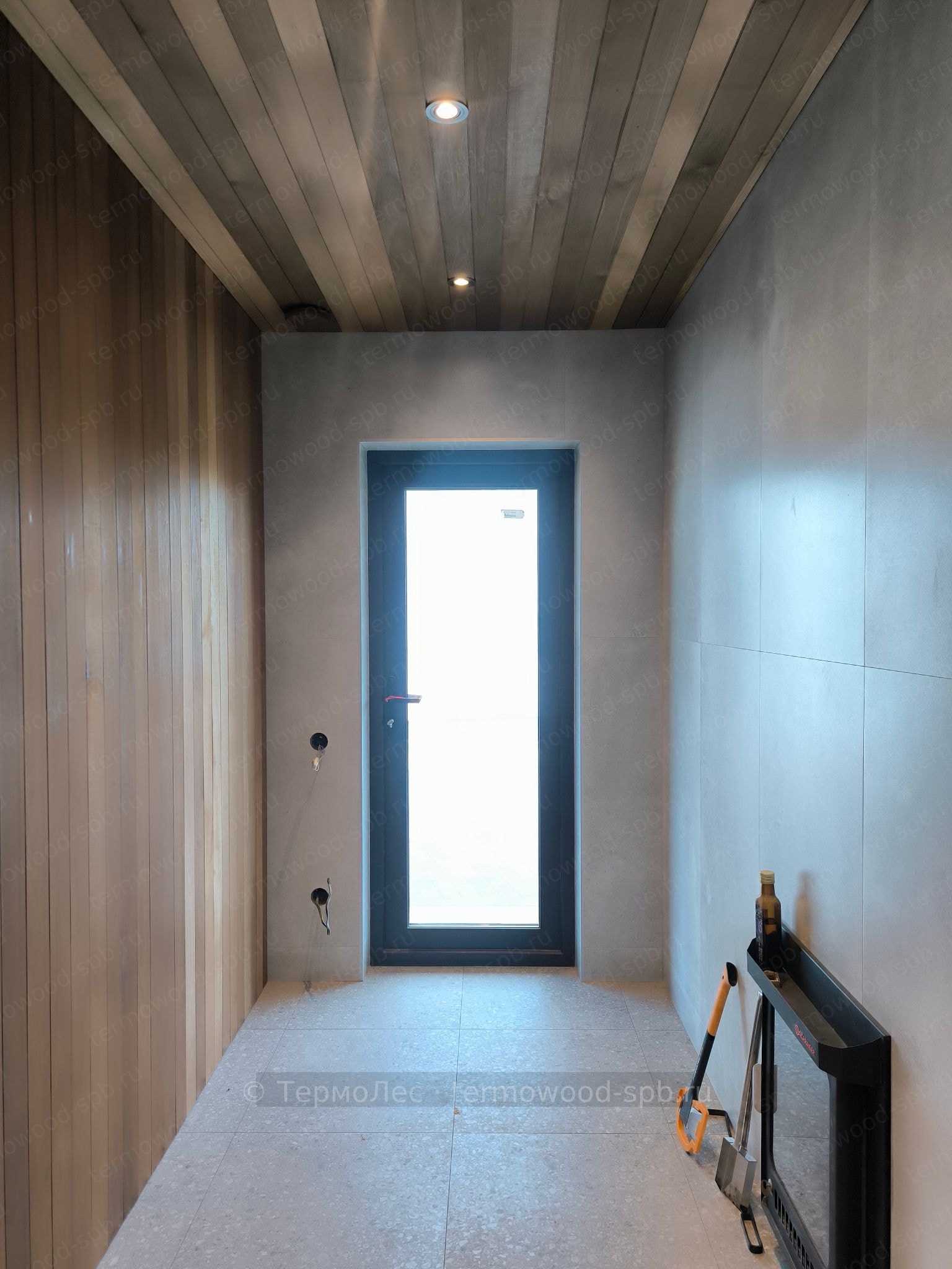 Вагонка STS из термоосины/ольхи, 90 мм