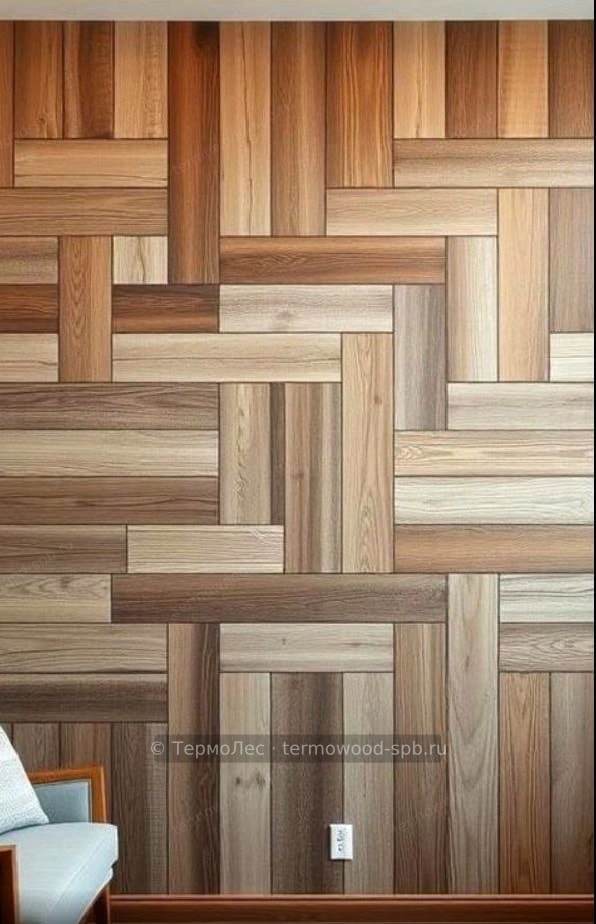 Декоративная стеновая панель из термоосины